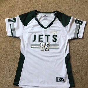 Women’s Medium Jets short sleeved bling jersey